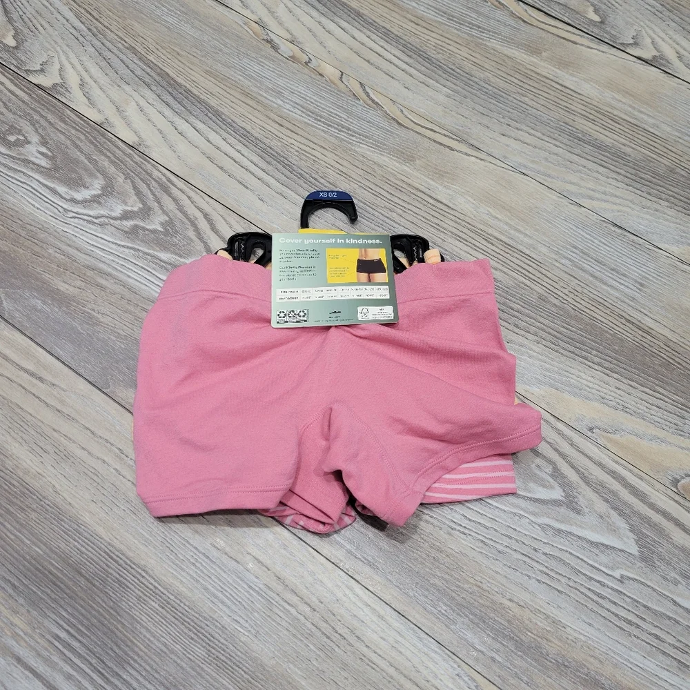 Kindly Yours  Seamless Boyshort Womens Size XS Pink